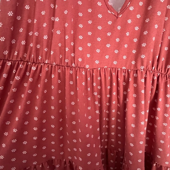 Pink Floral Cotton Urban Outfitters Dress - Picture 2 of 3